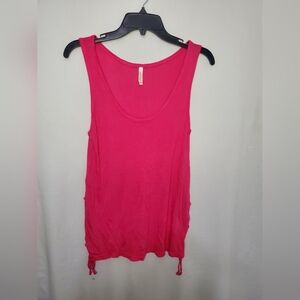 Pre-Loved Women’s Color Story Hot Pink Tank Size Large